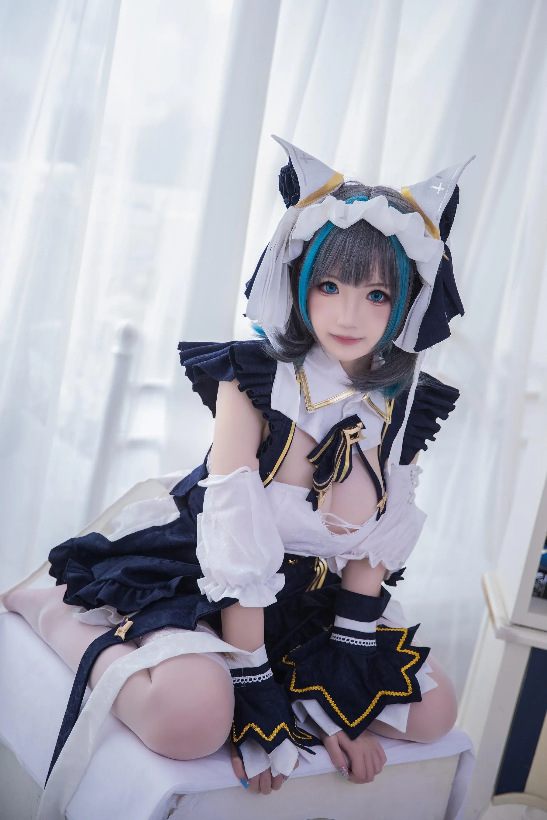 雪晴Astra – NO.33 Azure Lane 柴郡 [19P]插图3